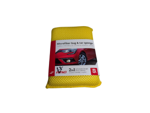 Microfiber bug & tar sponge